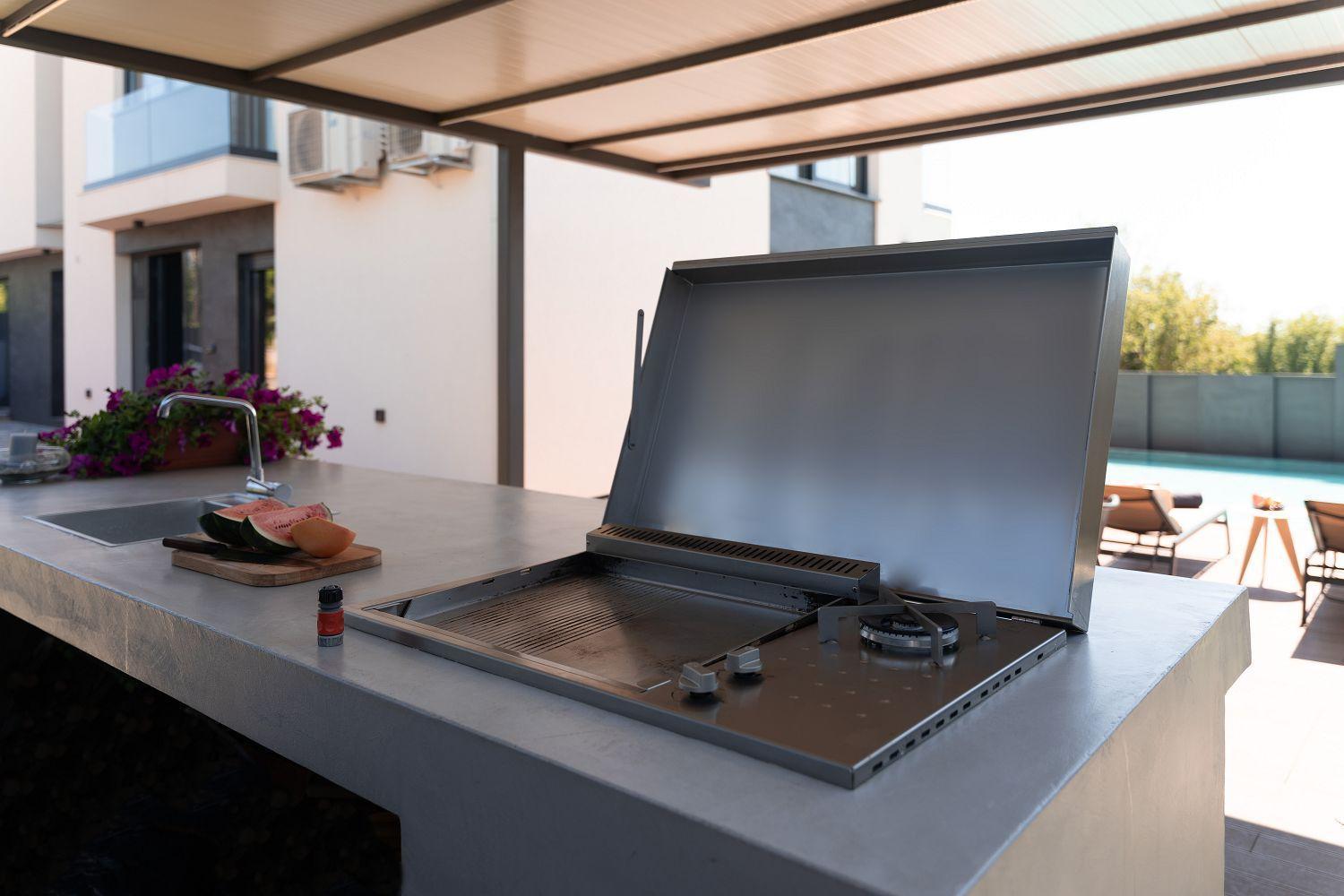 Noble Strandnahe Mit Meerblick, Privatpool, Gym, Nur 700 Meter Zum Ferienhaus