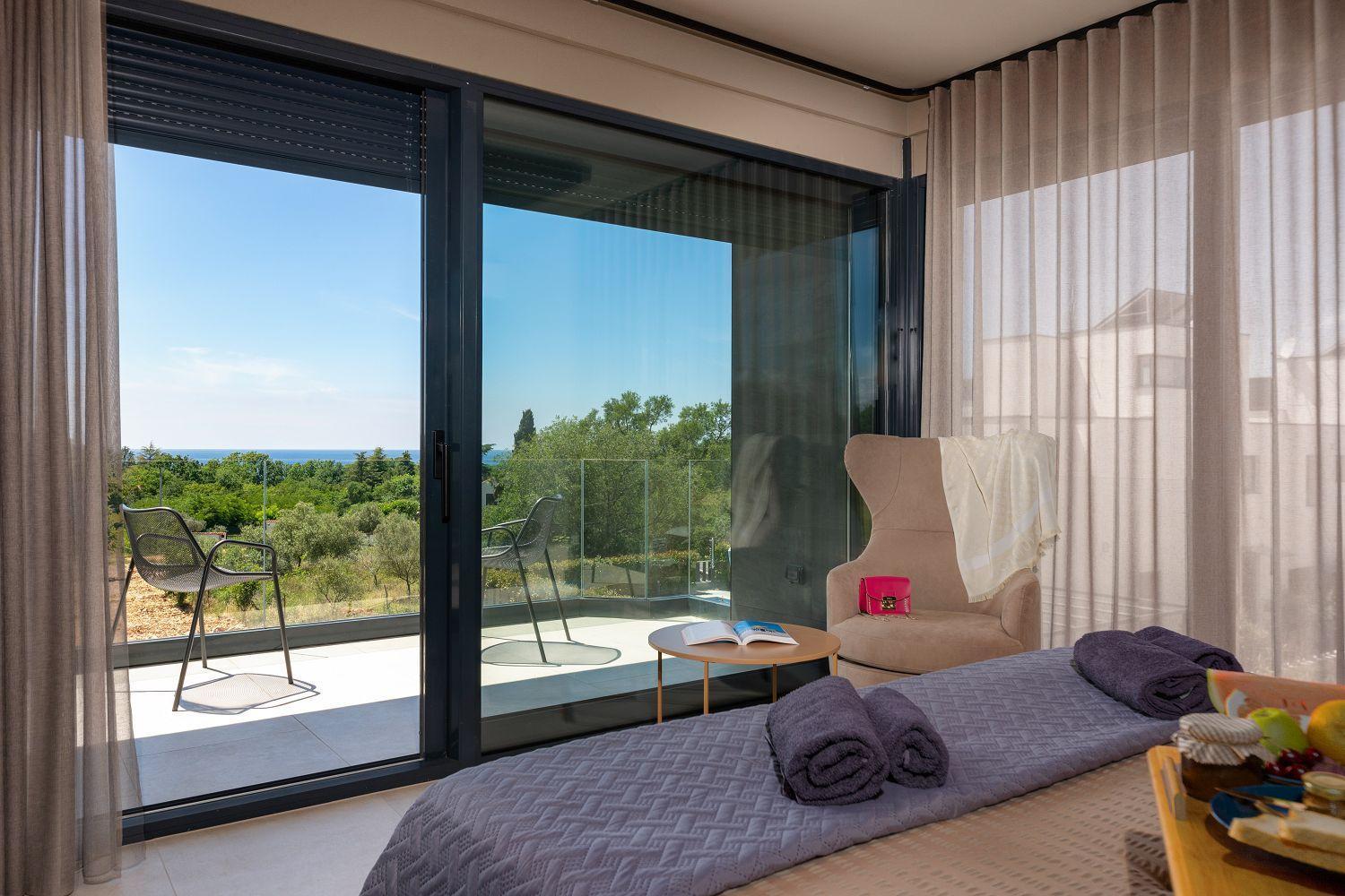 Noble Strandnahe Mit Meerblick, Privatpool, Gym, Nur 700 Meter Zum * Poreč