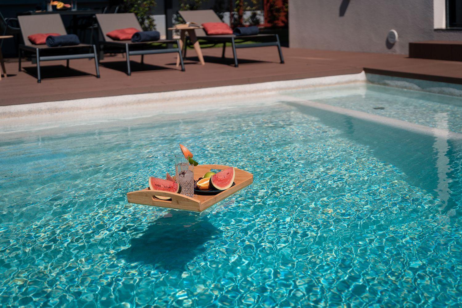 Noble Strandnahe Mit Meerblick, Privatpool, Gym, Nur 700 Meter Zum Ferienhaus